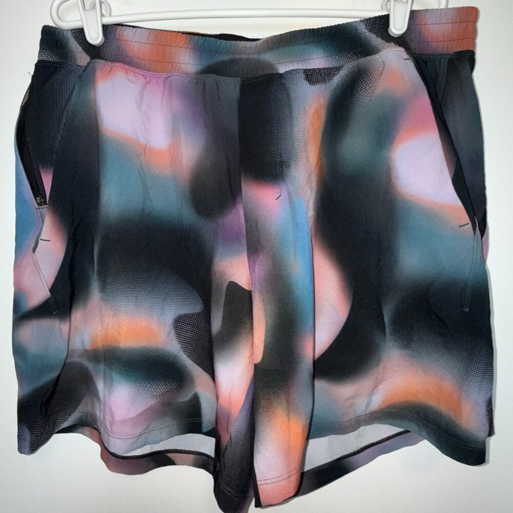 Pace Breaker 7" Linerless Short - Digital Murmuration Teal Multi